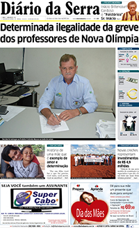 Edição impressa de 10/05/2014