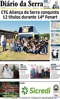 Edição impressa de 29/07/2017