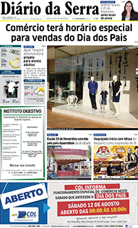 Edição impressa de 11/08/2017