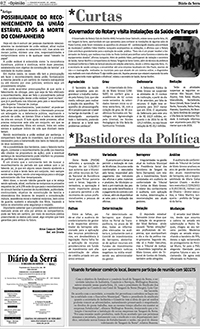 Edição impressa de 24/08/2017