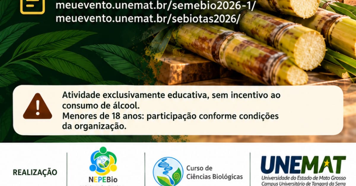 Unemat oferece oficina gratuita de produção de cachaça em Tangará da Serra, MT