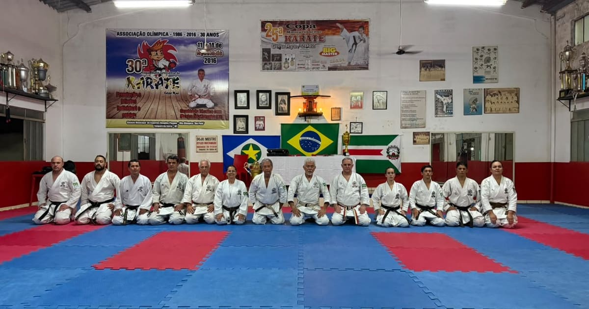 Associação Olímpica de Karatê celebra 40 anos em Tangará da Serra, MT