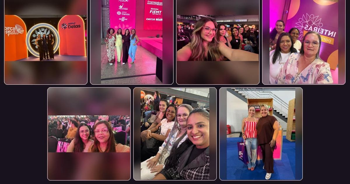 Mulheres de Nova Olímpia participam de evento de liderança em Cuiabá